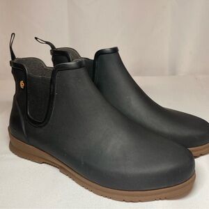 Bogs Women’s Sweet Pea Black Insulated Rain Boot Size 8